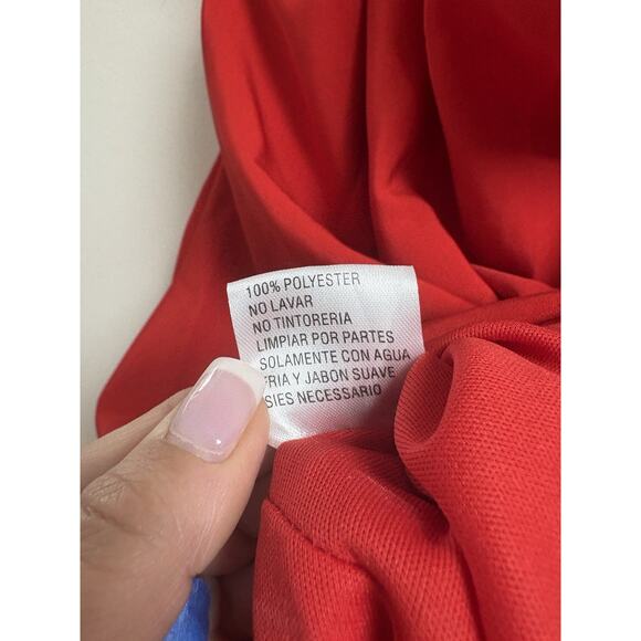 Ieena for Mac Duggal 26665 Red Bow One Shoulder Side Slit Gown READ - Picture 12 of 13